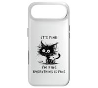 Funny Cat "It's Fine, Everything is Fine" Design Case for iPhone Air