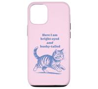 Funny Cat Kitten Kitty Vintage Retro Here I Am Bright Eyed Case for iPhone 12/12 Pro