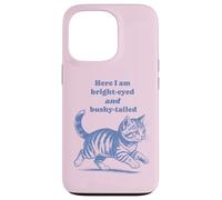 Funny Cat Kitten Kitty Vintage Retro Here I Am Bright Eyed Case for iPhone 13 Pro