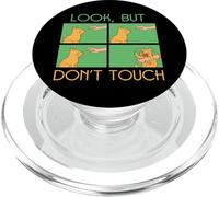 Funny Cat Kitten Look But Don't Touch Hands Off Kitty Lover PopSockets PopGrip for MagSafe