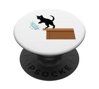 Funny Cat Knocking ICE Off Counter Subtle Anti-Ice Protest PopSockets Adhesive PopGrip
