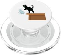 Funny Cat Knocking ICE Off Counter Subtle Anti-Ice Protest PopSockets PopGrip for MagSafe