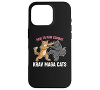 Funny Cat Krav Maga Martial Arts MMA Combat Kitten Case for iPhone 16 Pro