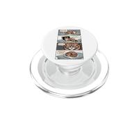 Funny Cat Laptop Comic Strip Cat Lover Humor PopSockets PopGrip for MagSafe