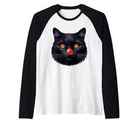 Funny Cat Laugh Day Funny Red t shirt kids For Boys Girls Raglan Baseball Tee