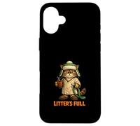 Funny Cat Litter's Full House Pet Lover Humor Cute Case for iPhone 16 Plus