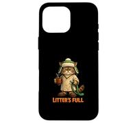 Funny Cat Litter's Full House Pet Lover Humor Cute Case for iPhone 16 Pro Max