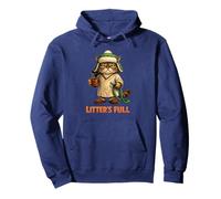 Funny Cat Litter's Full House Pet Lover Humor Cute Pullover Hoodie