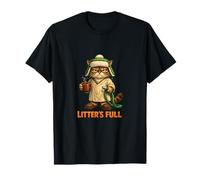 Funny Cat Litter's Full House Pet Lover Humor Cute T-Shirt