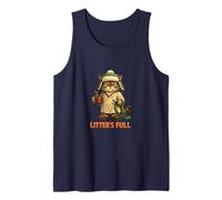 Funny Cat Litter's Full House Pet Lover Humor Cute Tank Top