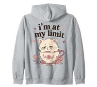 Funny Cat Lover Cat Sarcastic Quote Cute Kitten Zip Hoodie