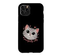 Funny Cat Lover Purrfectly Silly Kawaii Kitty Case for iPhone 11 Pro