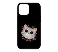 Funny Cat Lover Purrfectly Silly Kawaii Kitty Case for iPhone 12 Pro Max