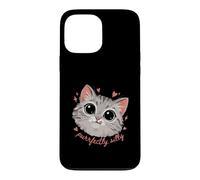 Funny Cat Lover Purrfectly Silly Kawaii Kitty Case for iPhone 13 Pro Max