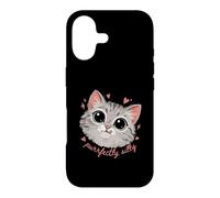Funny Cat Lover Purrfectly Silly Kawaii Kitty Case for iPhone 17