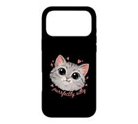 Funny Cat Lover Purrfectly Silly Kawaii Kitty Case for iPhone 17 Pro Max