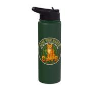 Funny Cat Lover Save The Earth Only Planet That Has Cats Stainless Steel Insulated Water Bottle