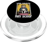 Funny Cat Loyal Subjects May Scoop Cat Litter Box Cat PopSockets PopGrip for MagSafe