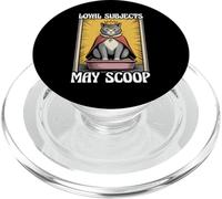 Funny Cat Loyal Subjects May Scoop Cat Litter Box Cat PopSockets PopGrip for MagSafe