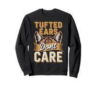 Funny Cat Maine Coon Tufted Ears Dont Care Sweatshirt