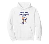 Funny Cat Meme Spanish Quote No Queria Venir Pullover Hoodie