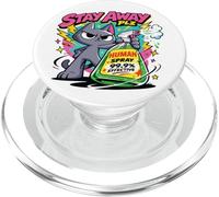 Funny Cat Meme Stay Away Plz Human Spray Joke PopSockets PopGrip for MagSafe