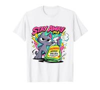 Funny Cat Meme Stay Away Plz Human Spray Joke T-Shirt