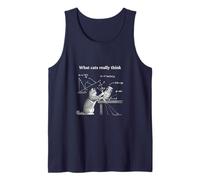 Funny Cat Memes, What Cats Really Think Tank Top