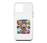 Funny Cat Mentally on Vacation Physically Doing Nothing Case for iPhone 12 mini