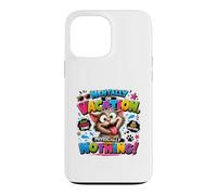 Funny Cat Mentally on Vacation Physically Doing Nothing Case for iPhone 13 Pro Max