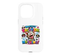 Funny Cat Mentally on Vacation Physically Doing Nothing Case for iPhone 15 Pro