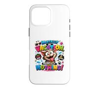 Funny Cat Mentally on Vacation Physically Doing Nothing Case for iPhone 16 Pro Max