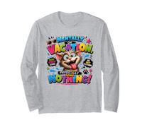 Funny Cat Mentally on Vacation Physically Doing Nothing Long Sleeve T-Shirt