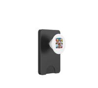 Funny Cat Mentally on Vacation Physically Doing Nothing PopSockets PopWallet for MagSafe