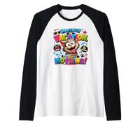 Funny Cat Mentally on Vacation Physically Doing Nothing Raglan Baseball Tee