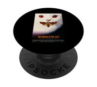 Funny Cat Midnight Meow Moths Silence of the Cats PopSockets Adhesive PopGrip