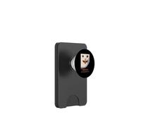 Funny Cat Midnight Meow Moths Silence of the Cats PopSockets PopWallet for MagSafe