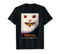 Funny Cat Midnight Meow Moths Silence of The Cats T-Shirt