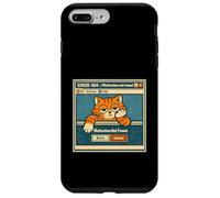 Funny Cat Motivation Not Found 404 Error IT Tech Case for iPhone 7 Plus/8 Plus