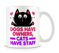 Funny Cat Mug Gift for Cat Owners