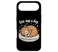 Funny Cat Napping | One Nap a Day Keeps the Meltdown Away Case for iPhone Air