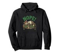 Funny Cat Nope Not Today Athletic Sport Cats Lovers Apparel Pullover Hoodie