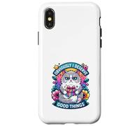 Funny Cat Obviously I Deserve Good Things Sassy Case for iPhone X/XS