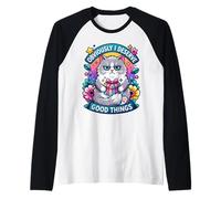 Funny Cat Obviously I Deserve Good Things Sassy Raglan Baseball Tee