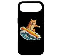 Funny Cat On A Surfboard Surfing Case for iPhone Air
