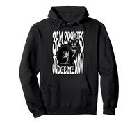 Funny Cat Owner 3AM Zoomies Judge Me Now Retro Pullover Hoodie