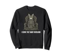 Funny Cat Owner I Serve The Tabby Overlord Sweatshirt