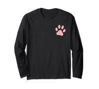 Funny Cat Paw Mood Expressions Angry for Pet Lovers Long Sleeve T-Shirt