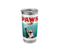 Funny Cat Paws Parody - Cute Cat Lover Cat Moms Cat Dads Stainless Steel Insulated Tumbler