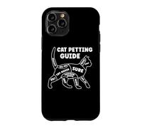 Funny Cat Petting Guide for Pet Owners & Kitty Lovers Case for iPhone 11 Pro